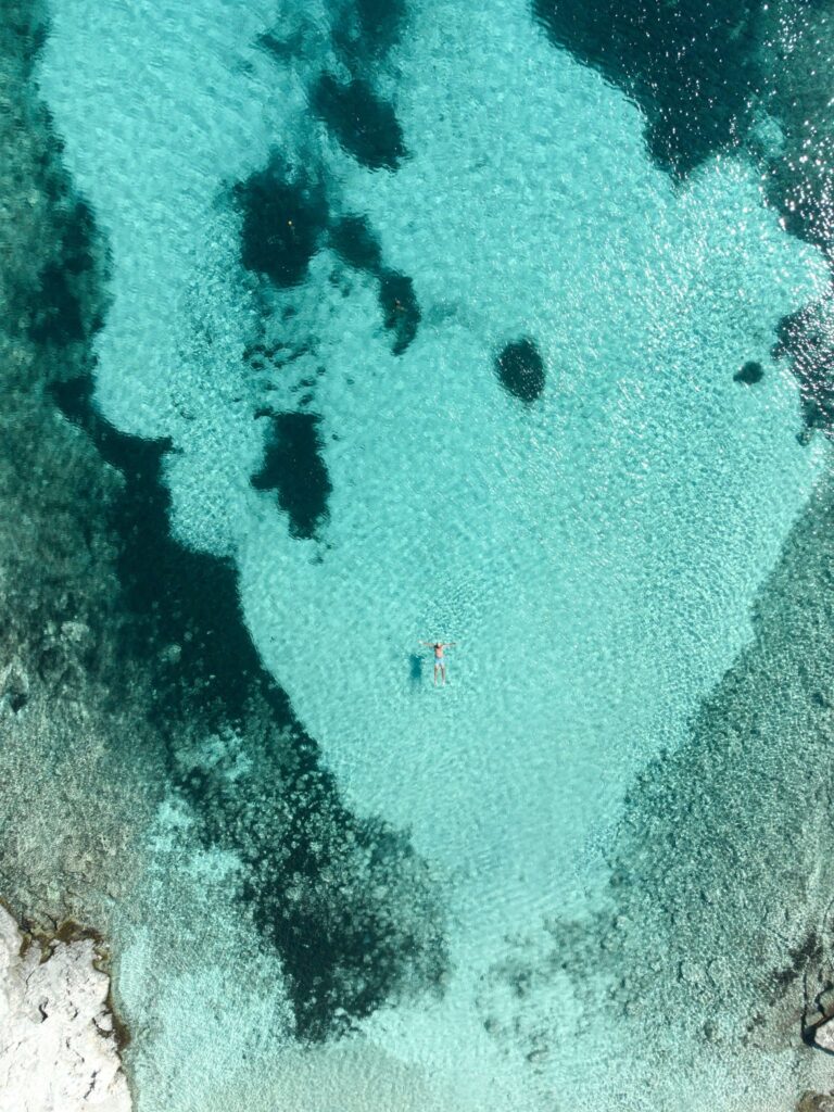 White sand bay
